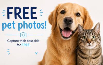 Free Pet Photos at Petco (5/2 & 5/9)