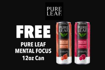 Free Pure Leaf Mental Focus Sparkling Tea