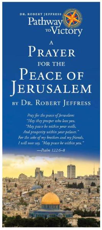 Free Prayer for Peace of Jerusalem Bookmark