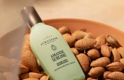 Free L'Occitane Amande Sublime Resurfacing Body Serum Sample