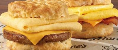 Free Sausage Egg and Cheese Biscuit at Hardee's
