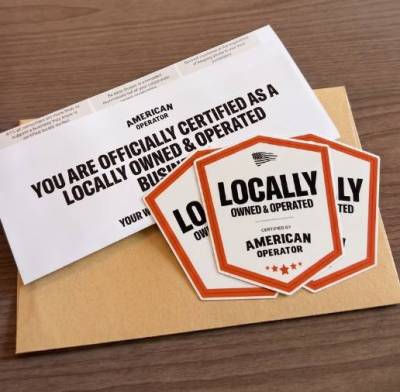 Free Locally Owned & Operated Business Badge