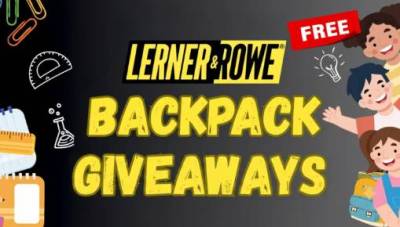 Free Backpacks for Students From Lerner and Rowe (Select Cities)