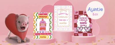 Free Auntie & Co. Cards from Moonpig for National Auntie Day