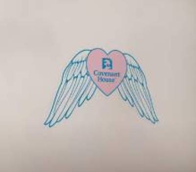 Free Be an Angel Day Sticker from Covenant House