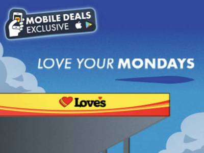 Free Sparkling Mango Lemonade at Love's Stores