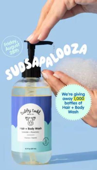 Free Tubby Todd Hair + Body Wash Bottles (8/28)