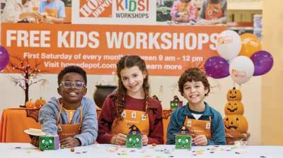 Free Witch Candy Box Craft at Home Depot (10/3)