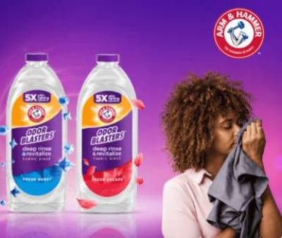 Free Arm & Hammer Fabric Rinse for Tough Odors (Apply)