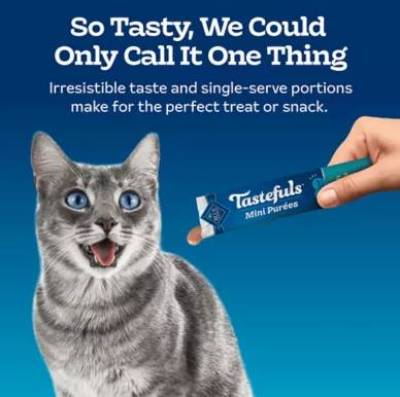 Free Blue Buffalo Tastefuls Mini Purées Salmon Chatterbox (Apply)