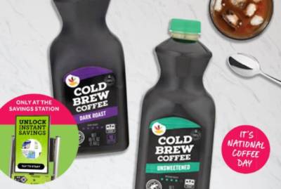 Free Stop & Shop Cold Brew Coffee Coupon