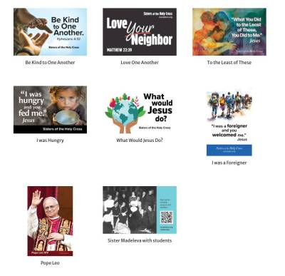 Free Prayer Cards from Sisters of the Holy Cross