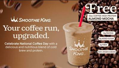 Free Smoothie King Coffee Smoothie (9/28-9/29)