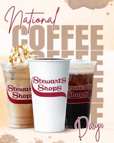 Free Coffee at Stewart's Shops (9/29)