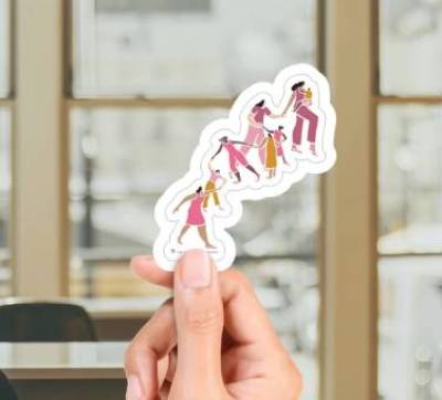 Free Women Uplift Women Sticker from The Adventure Project