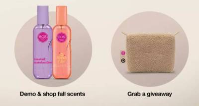 Free Eos Fall Scents Sherpa Zip Pouch at Target (10/10)