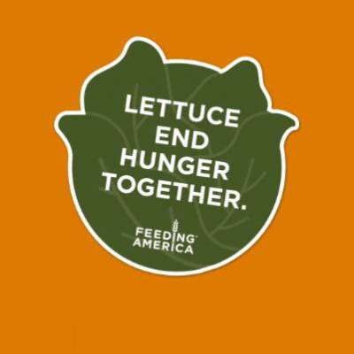 Free Feeding America Sticker