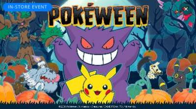 Free Pokéween Trick or Trade BOOster Pack at GameStop