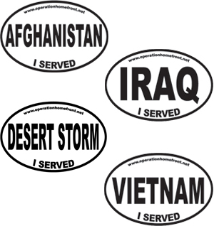 Free "I Served" Stickers (Military)