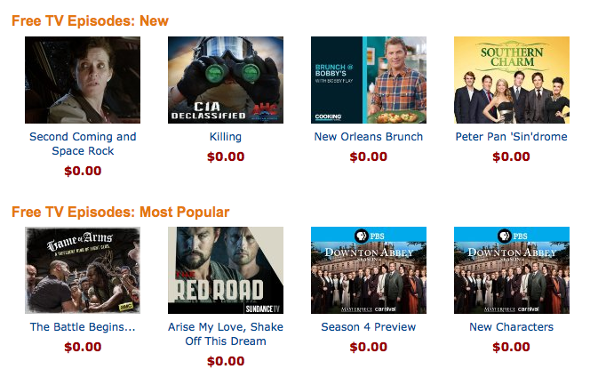 Free Videos at Amazon